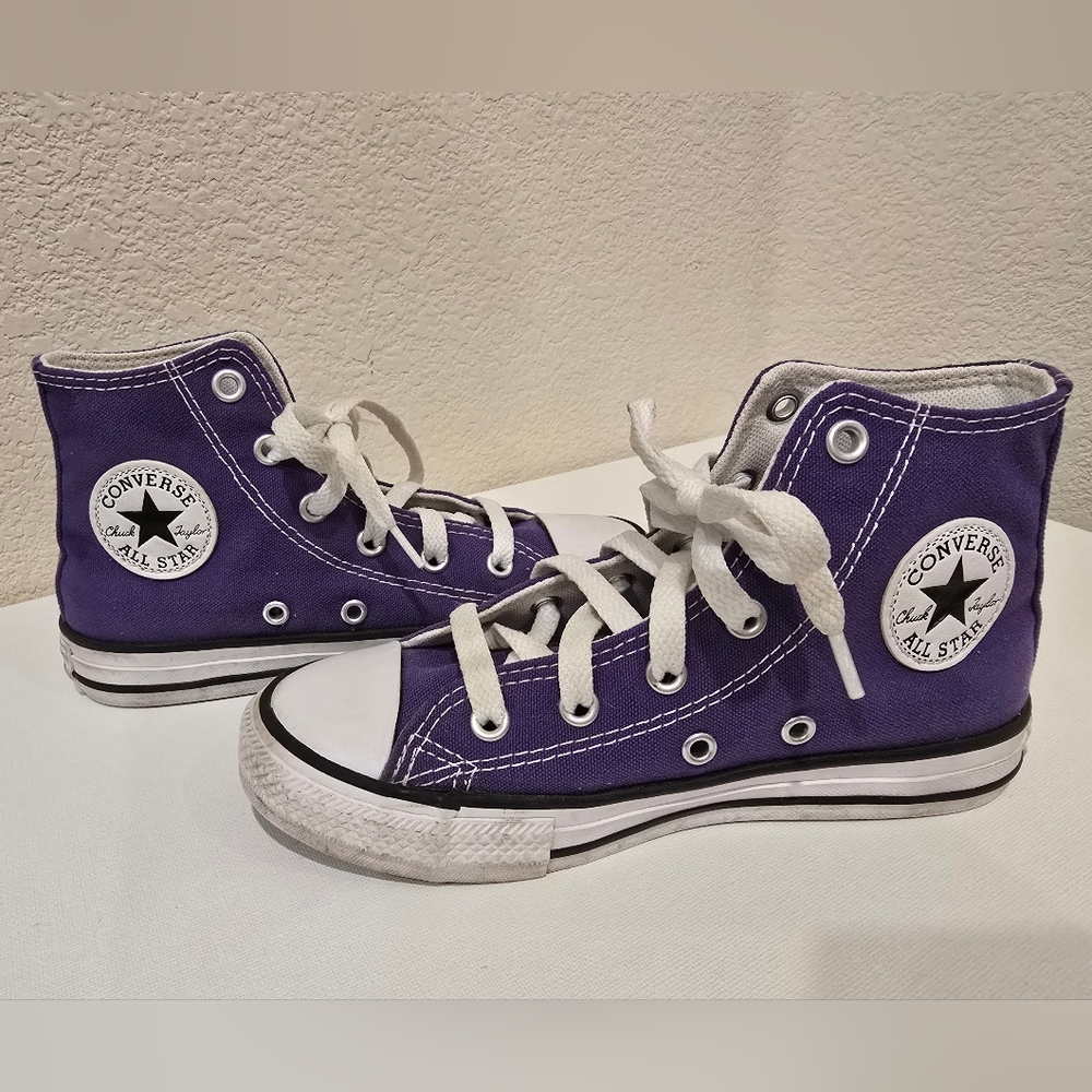 Converse Chuck Taylor All Star High-top Sneaker - Little Kid - Purple 13